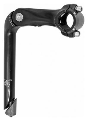 POTENCE CITY A PLONGEUR REGLABLE 22 2mm L 110mm NOIRE POUR CINTRE 25.4mm