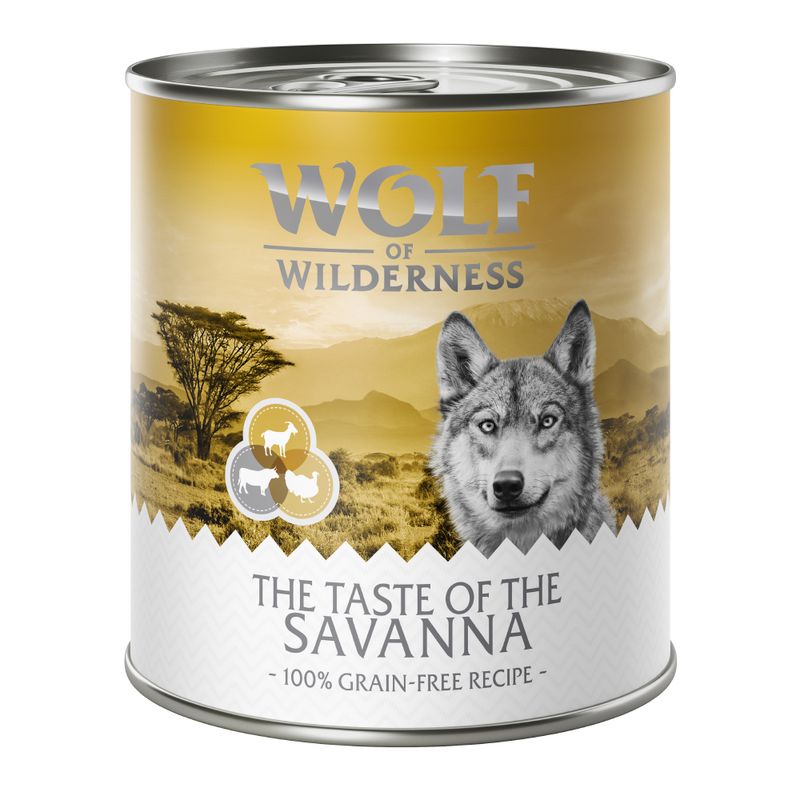 Wolf of Wilderness The Taste Of Adulte 6 x 800 g