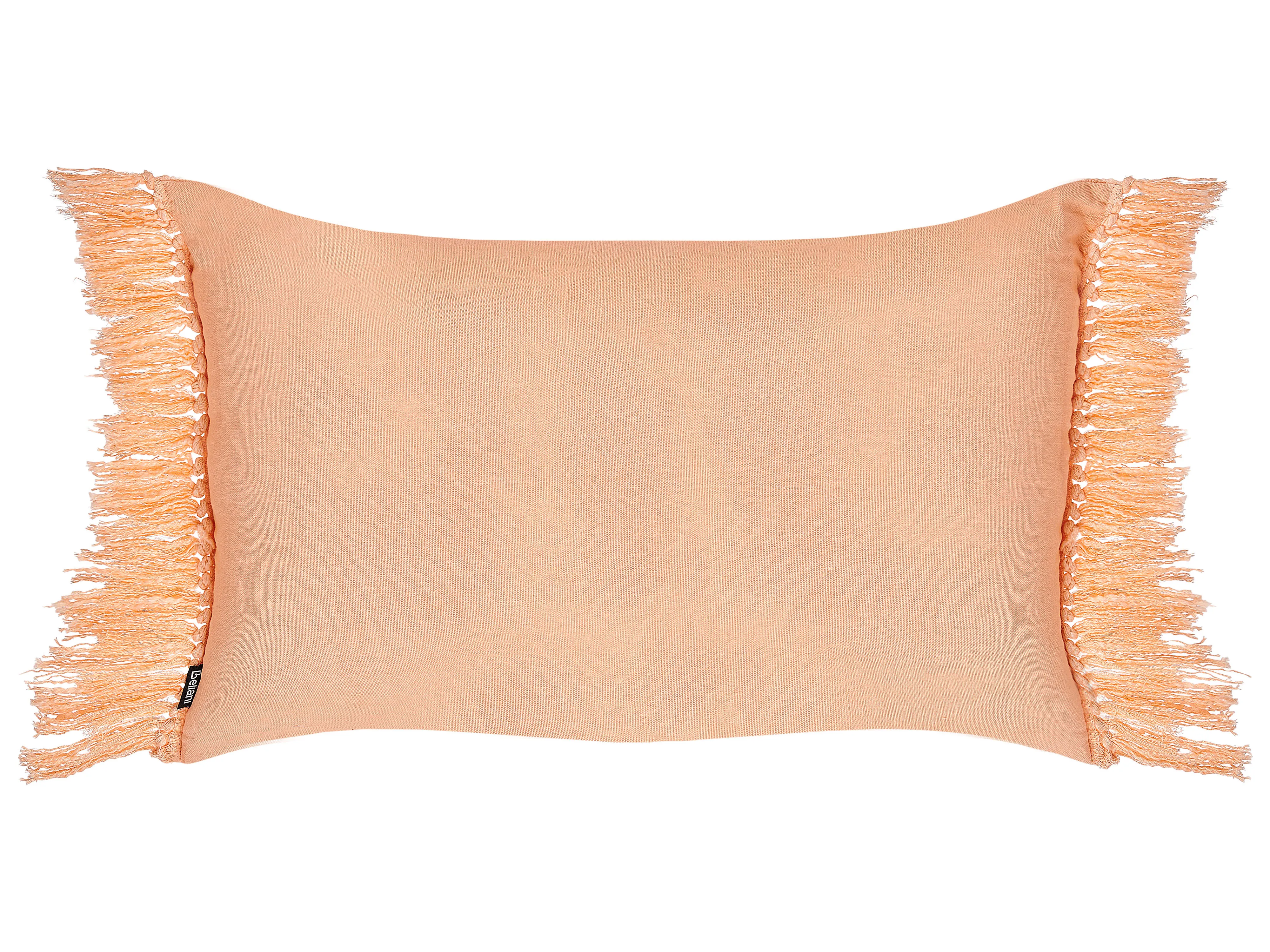 Set van 2 sierkussens TANSY Katoen 40 x 60 cm Oranje effen