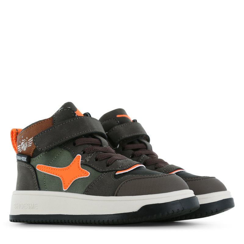 Shoesme Water-Proof bruine sneaker Microfiber nubuck | Jongens schoenen