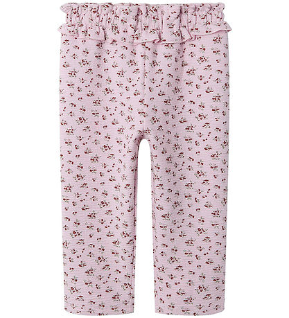 Name It Hosen - NmfTolly - Wiinsome Orchid m. Blumen