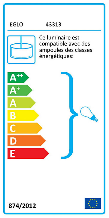 Suspension Anwick 3 lumières E27 IP20 40W rotin noir