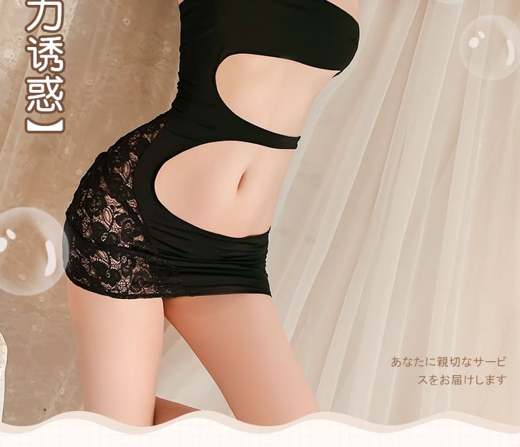 Hotty - Lingerie kanten babydollset