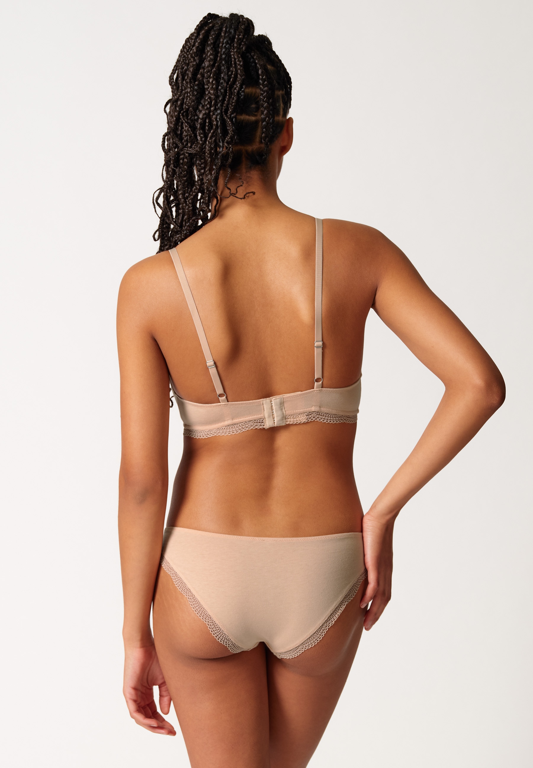 Skiny Soft-BH »Classicotton«, V-Ausschnitt, herausnehmbare Pads, bequem, Baumwollmix, ohne Bügel
