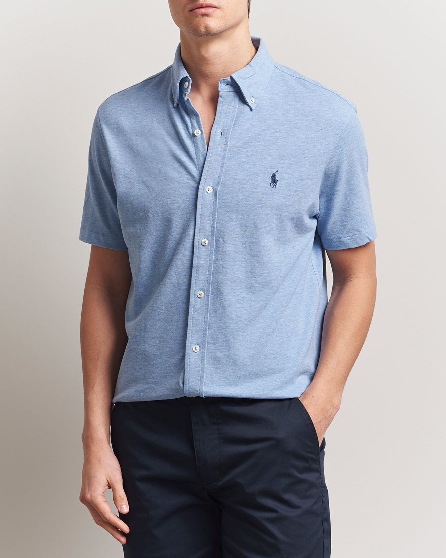 Polo Ralph Lauren Featherweight Mesh Short Sleeve Shirt Isle Heather