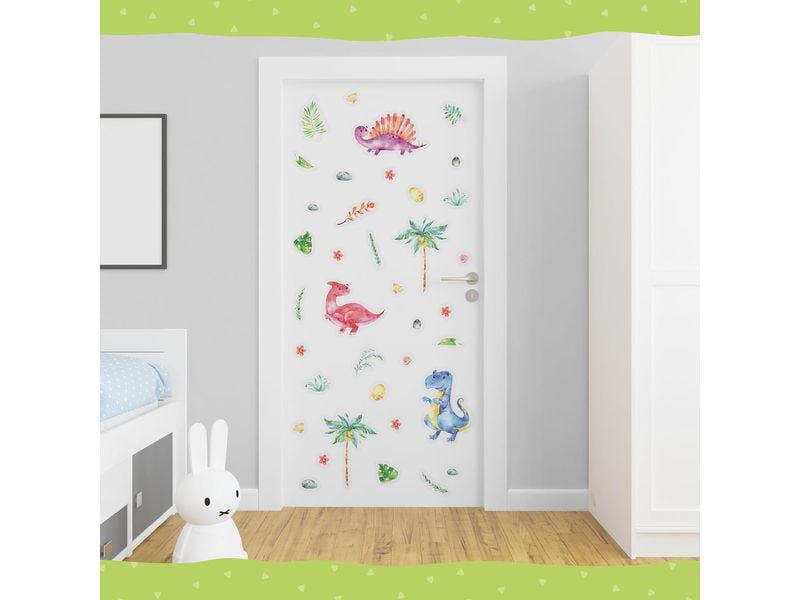Papierdrachen Wandtattoo-Set Dinosaurier Wandsticker für Kinder