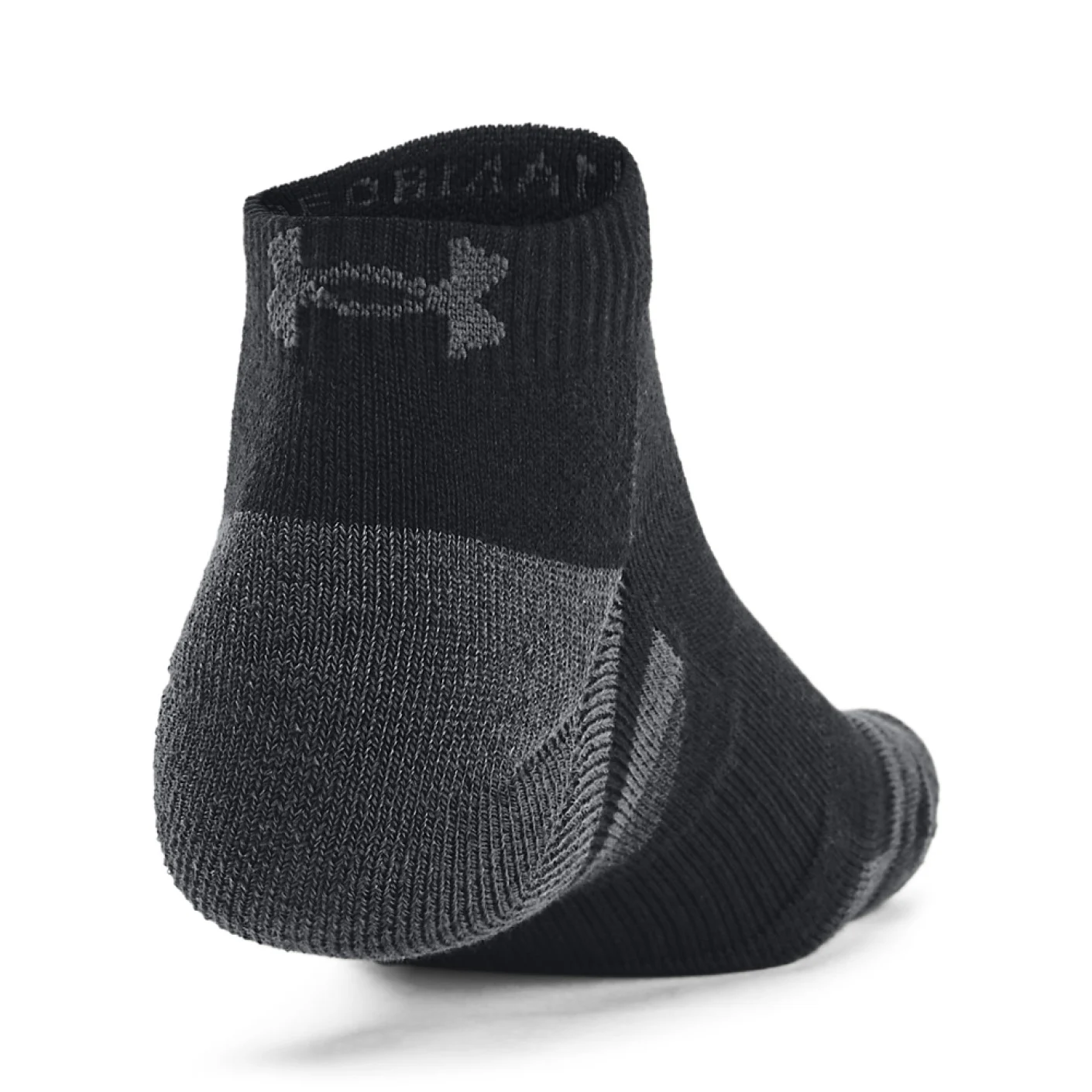 Under Armour Performance Tech Korte Sportsokken 3-Pack Zwart Grijs