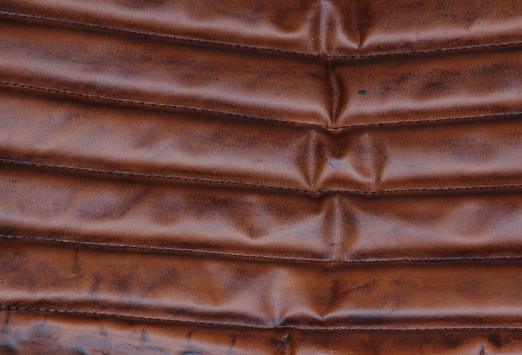 Lounger 'Steve', cognac, vernickelt, T 76 cm, B 76 cm, H 90 cm von fischer's lagerhaus