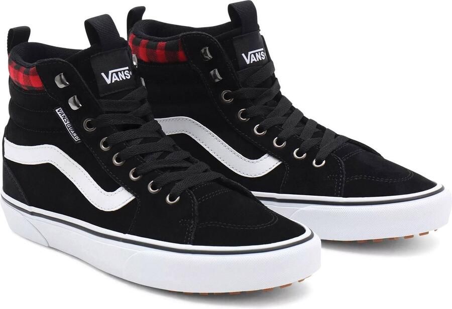 VANS Filmore Hi Guard sneakers zwart wit rood