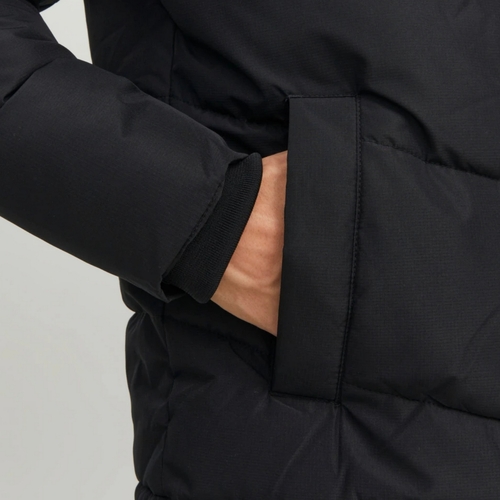 Jack & Jones - 12236044 JJMASON PUFFER JACKET SN BLACK Negro