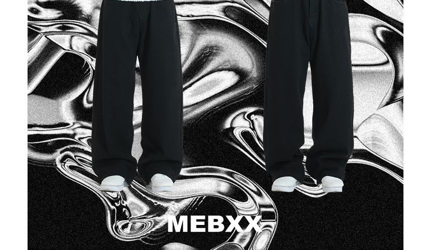 Meiksip - Lage taille rechte pijpen losse broek