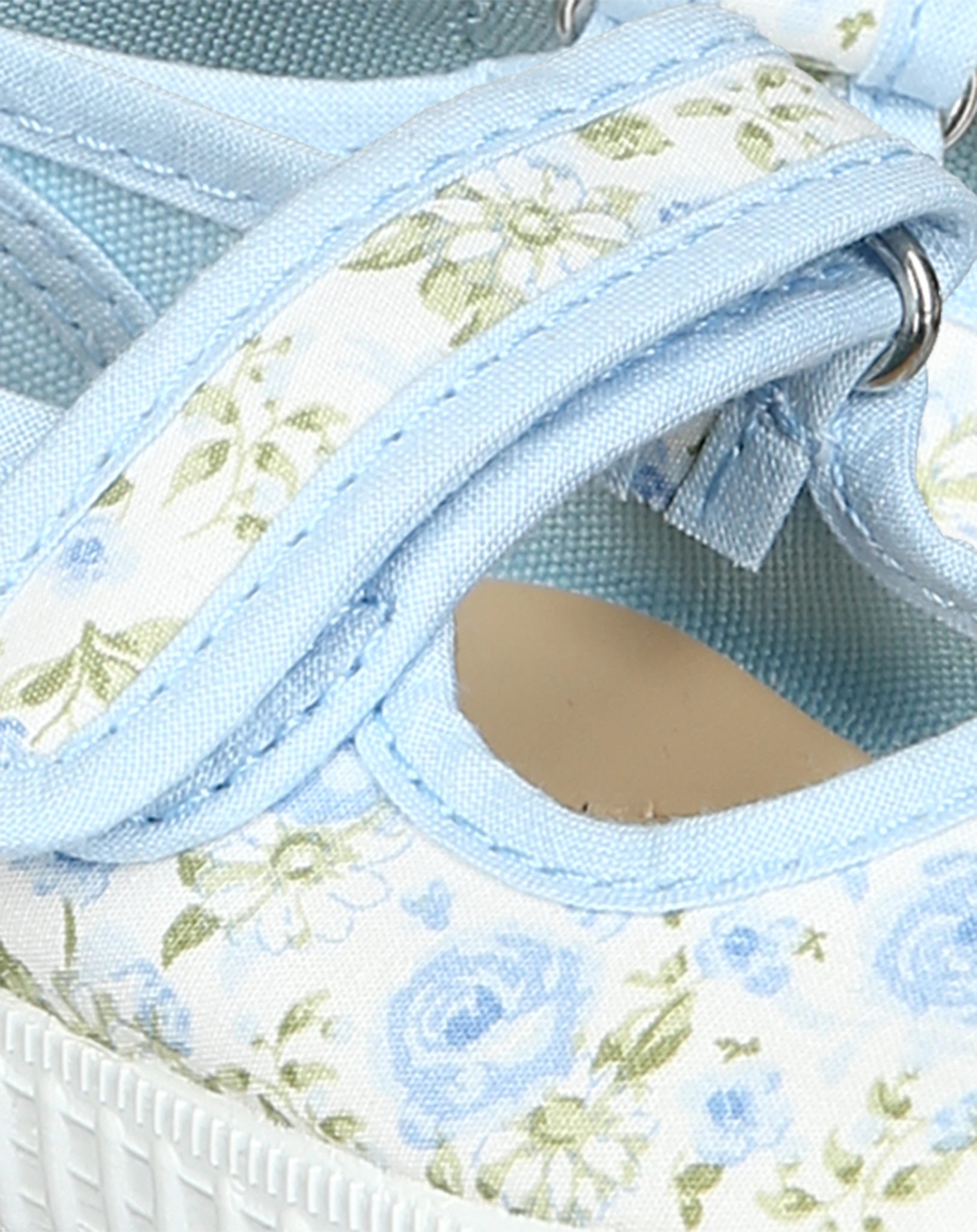 Canvas-Spangenschuhe FLOR in himmelblau
