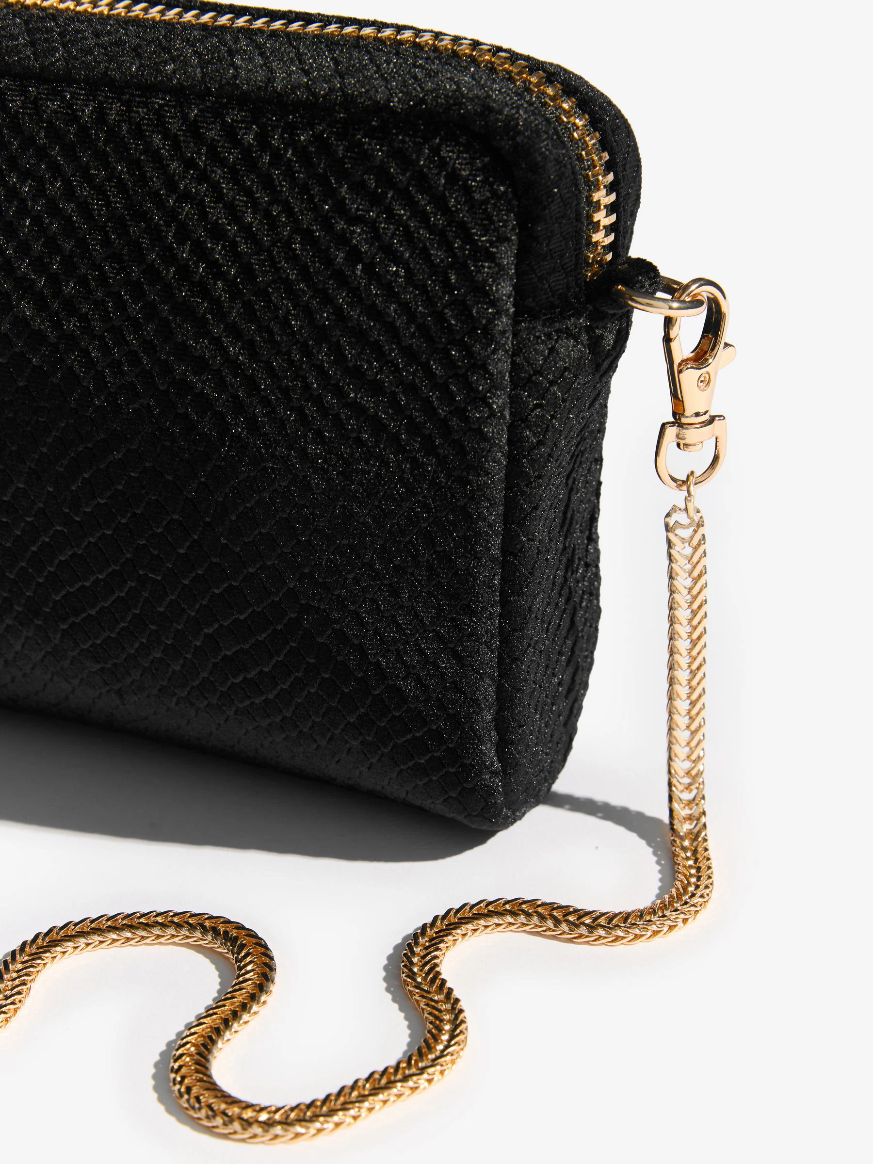 Zwart fluweel - Friends Like These Ocassion Crossbody Bag