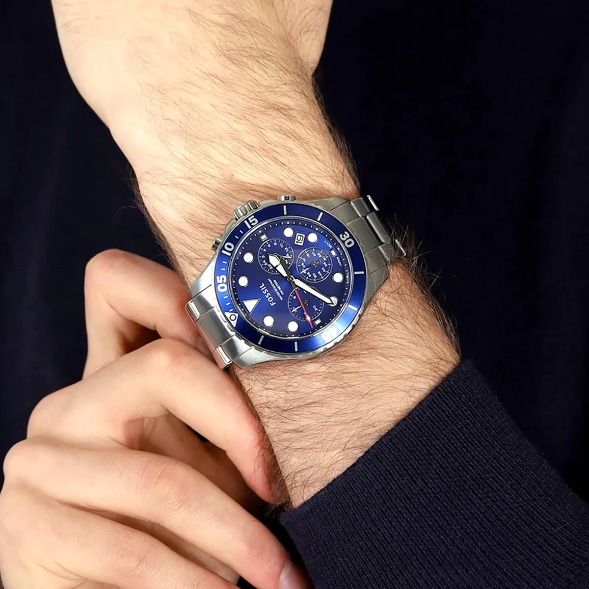 Montre Fossil FB-03 bleu