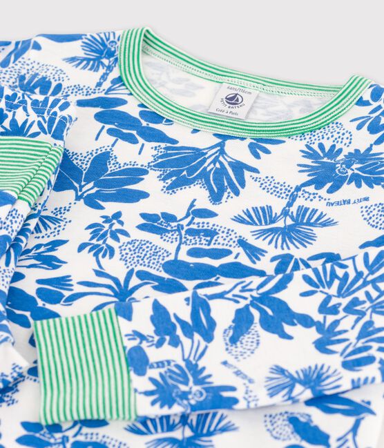 Pyjama imprimé végétal petit garçon en coton