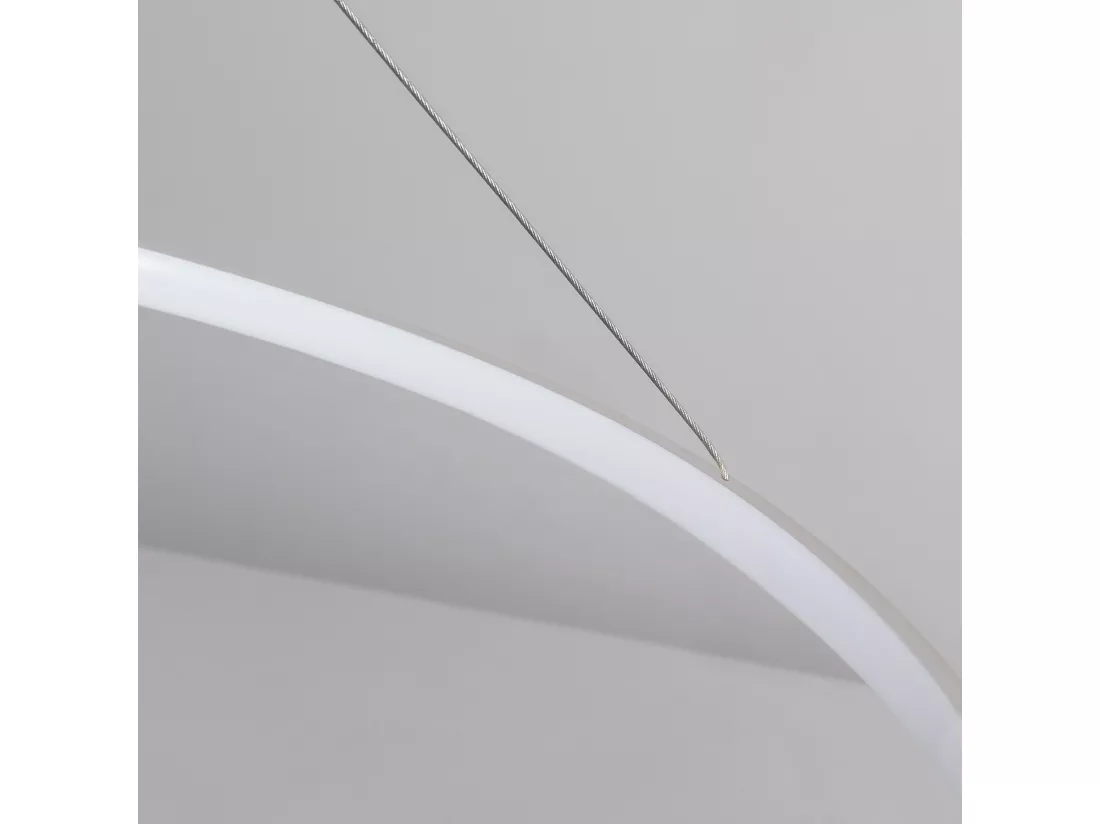 Suspension LED Métal 28W CCT Sélectionnable Big Ivalo Blanc
