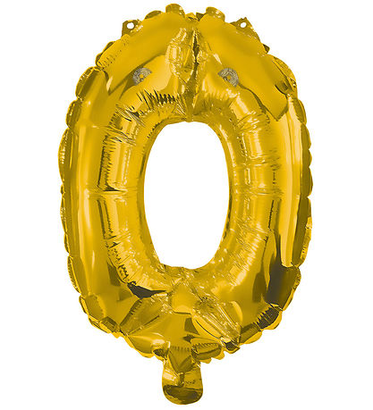 Decorata Party Folienballon - 85 cm - Nr. 0 - Gold
