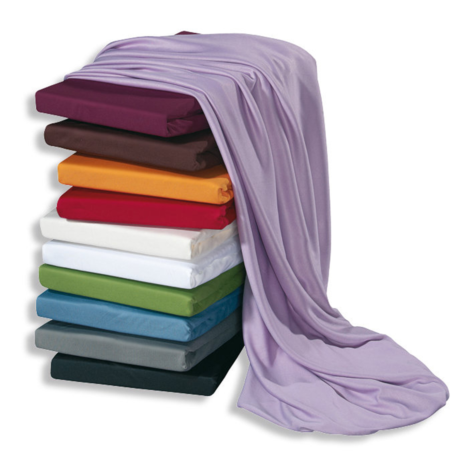 Microfaser-Jersey-Bettlaken - beere - 90x200 cm