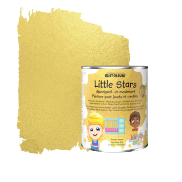 Rustoleum Little Stars meubel- en speelgoedverf metallic gouden kroon 750 ml