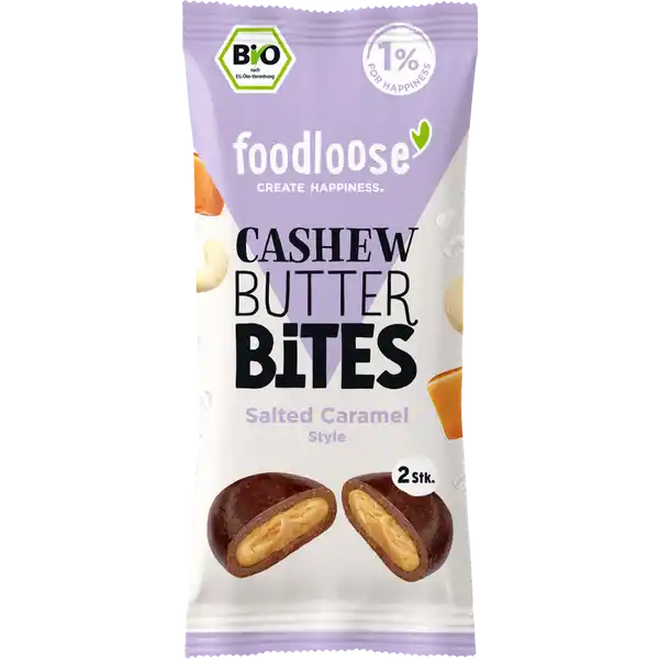 Bio Cashew Butter Bites Salted Caramel