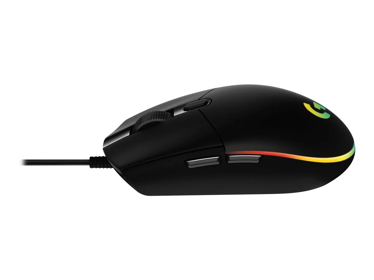 Logitech - G203 LIGHTSYNC Gaming Mus Black