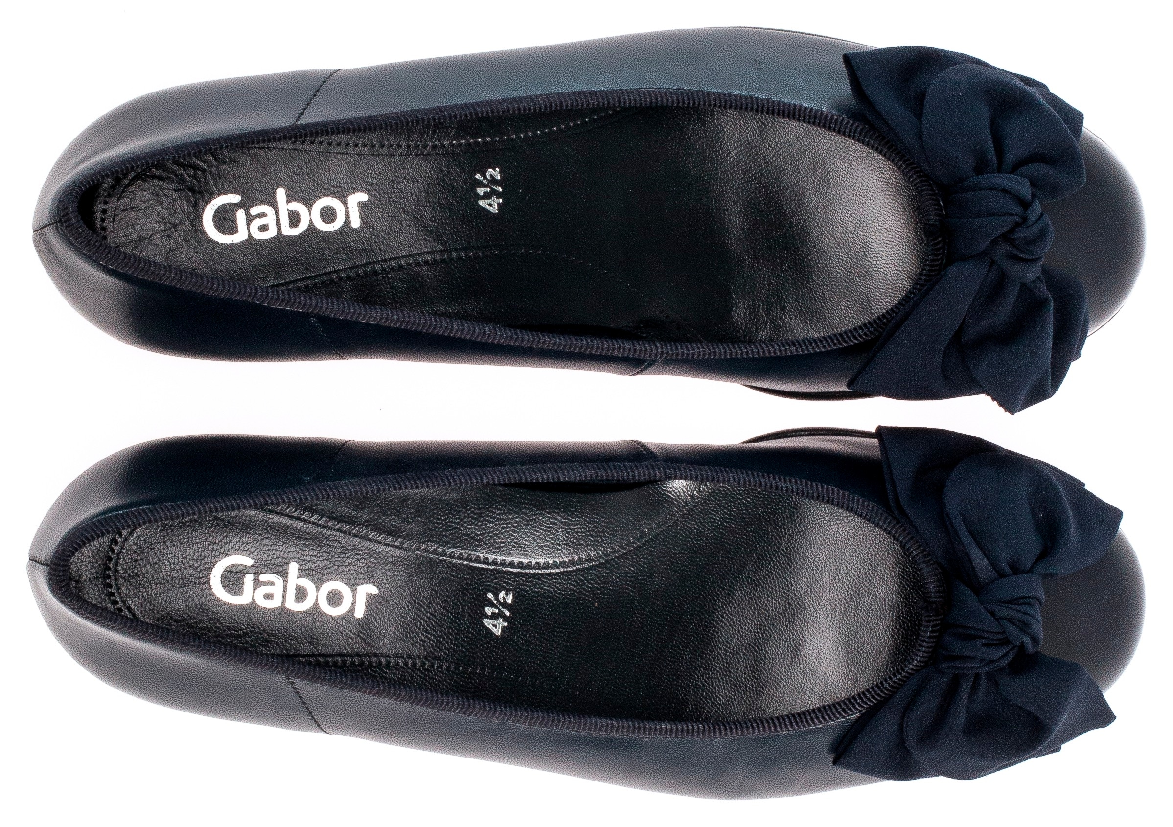 Gabor Ballerina  Flats, Kitten Heel, Festliche Schuhe mit aufwendiger Schleife