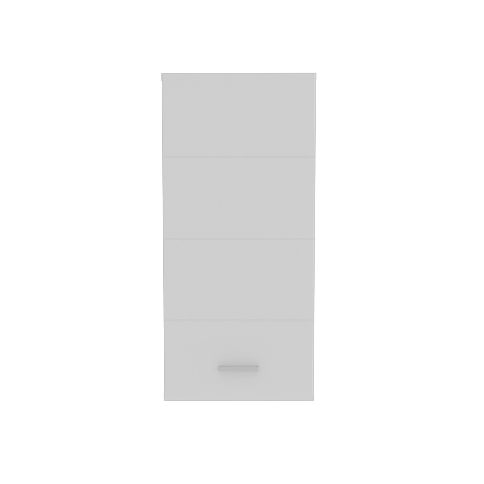 Hängeschrank - weiß Hochglanz-weiß - 64 cm hoch
