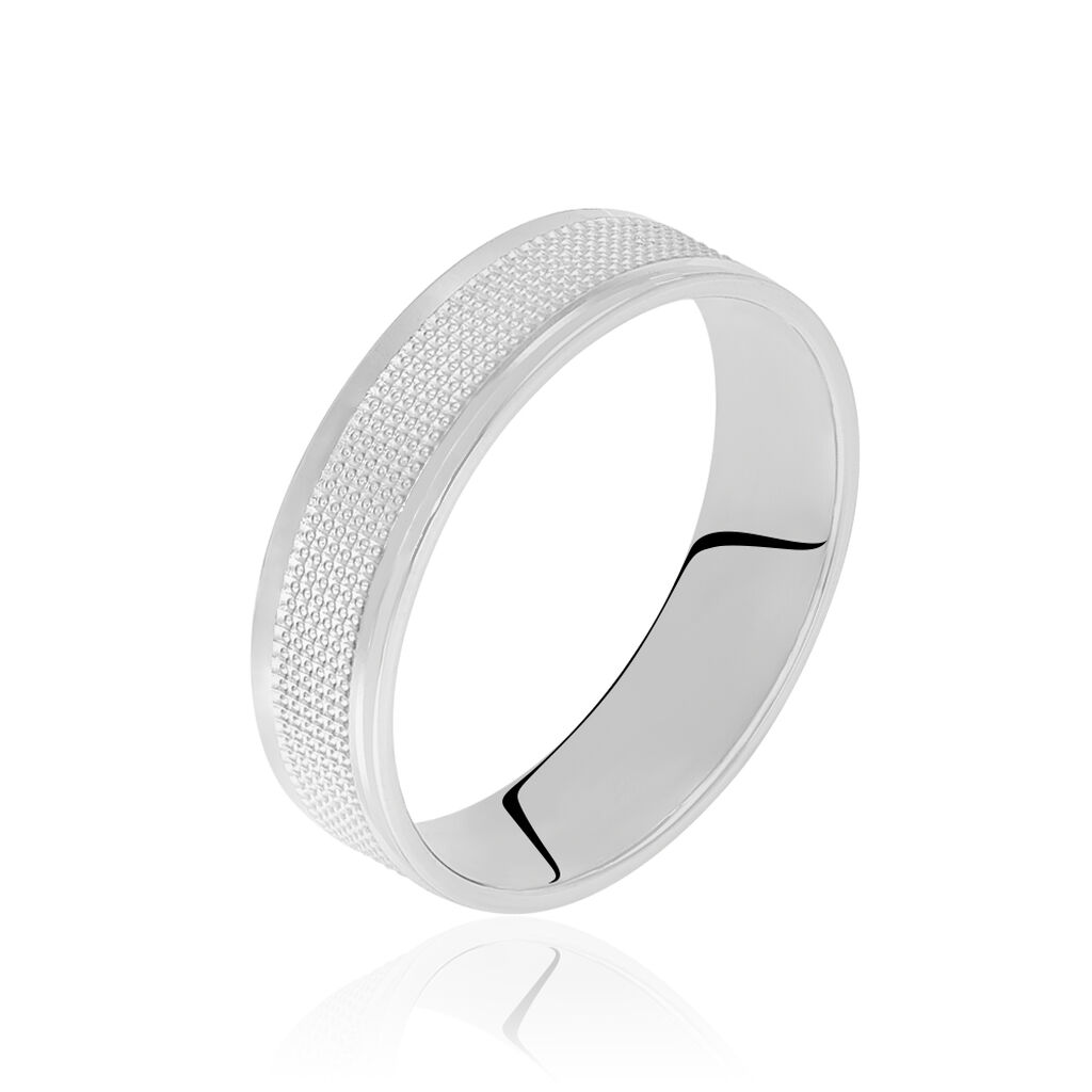 Alliance Eole Fantaisie Ruban Plat Or Blanc