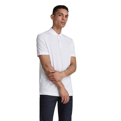 Polo à manches courtes homme Dunda Slim BLANC G-STAR