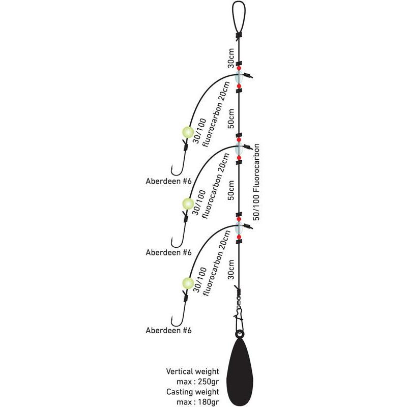 Bas De Ligne Daiwa Montages Poissons Plats