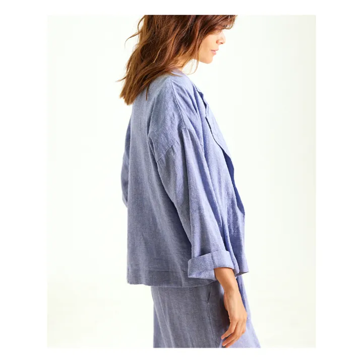 Sacrécoeur Veste Fluide Jasmin Lin | Bleu jean