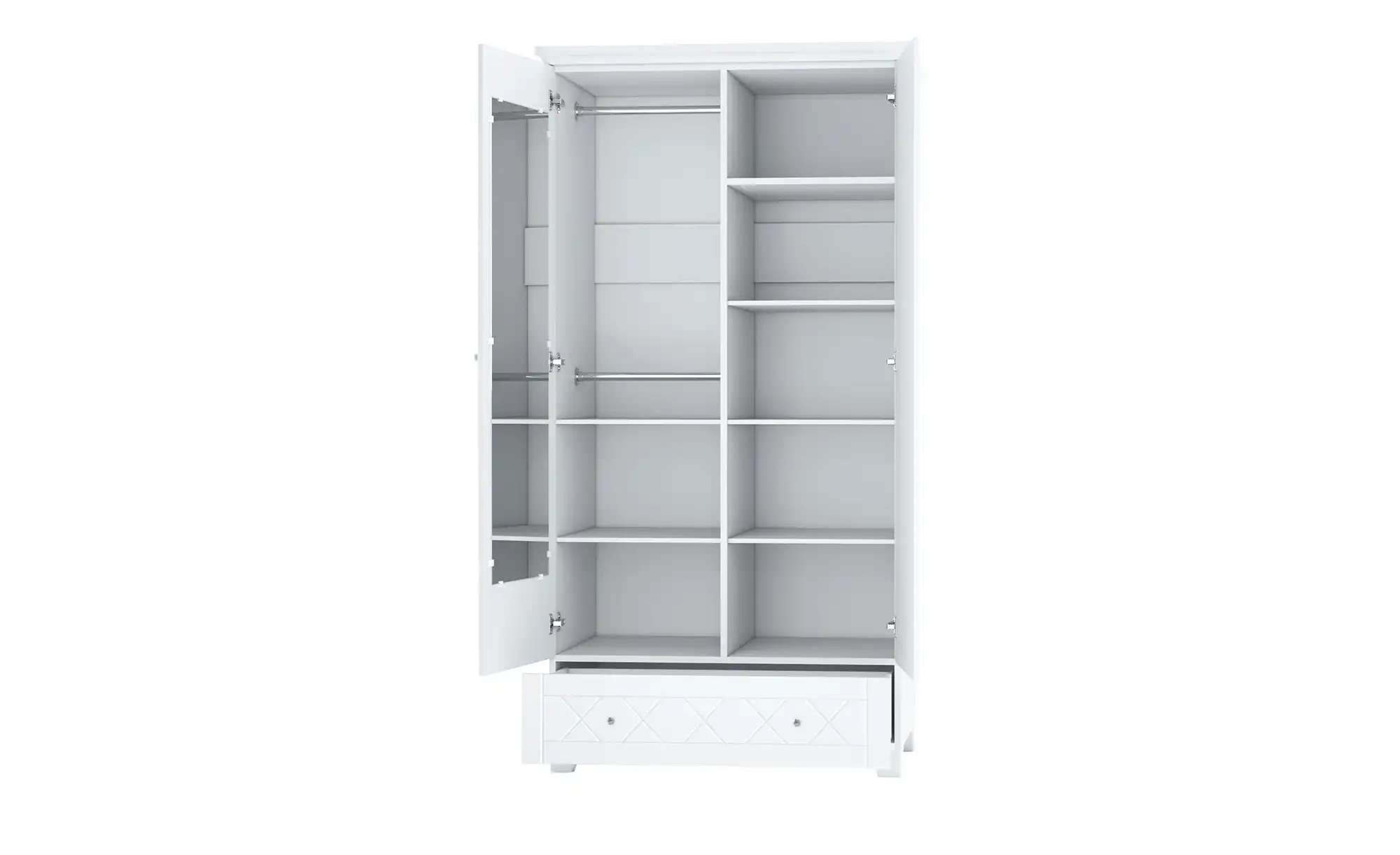Drehtürenschrank Royal White