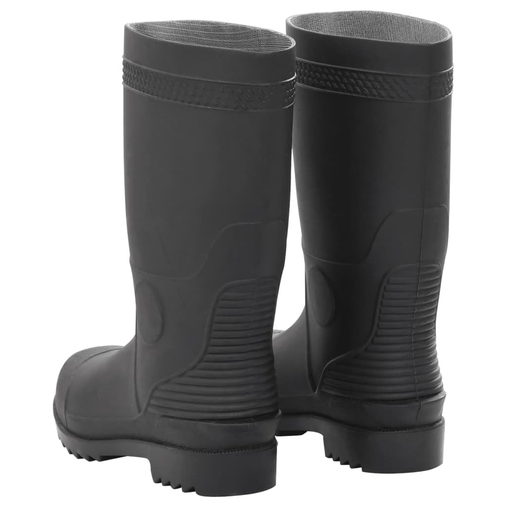 vidaXL Regenlaarzen, Zwart, Maat 38, PVC