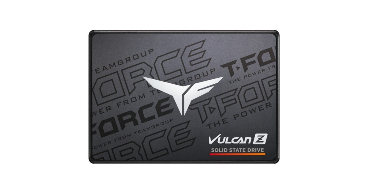 Team GroupVULCAN Z 1 TB SSD  (Zwart/grijs, T253TZ001T0C101, SATA 6 Gb/s)