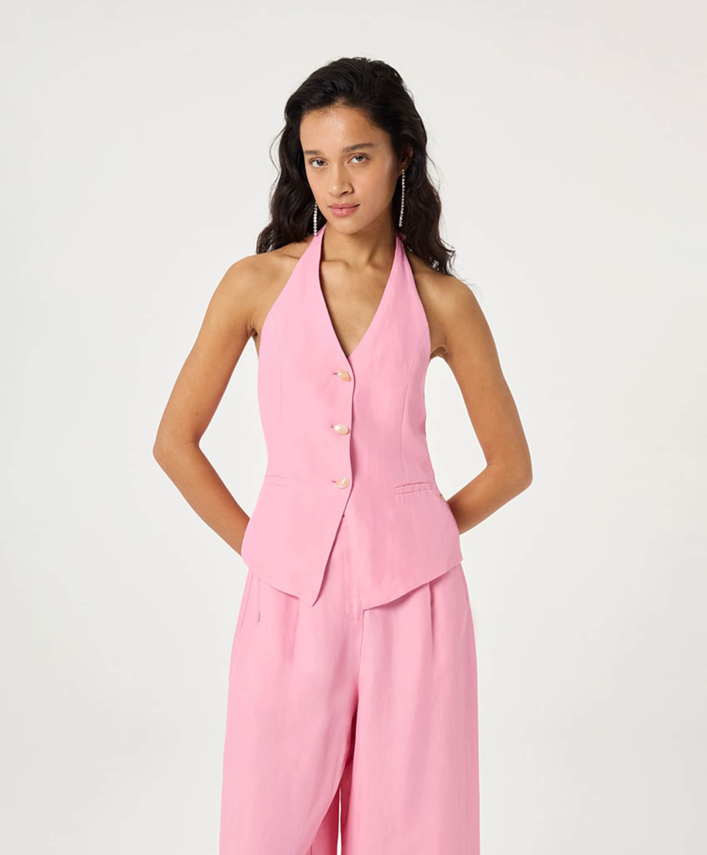 Fabienne Chapot Dames gilet roze