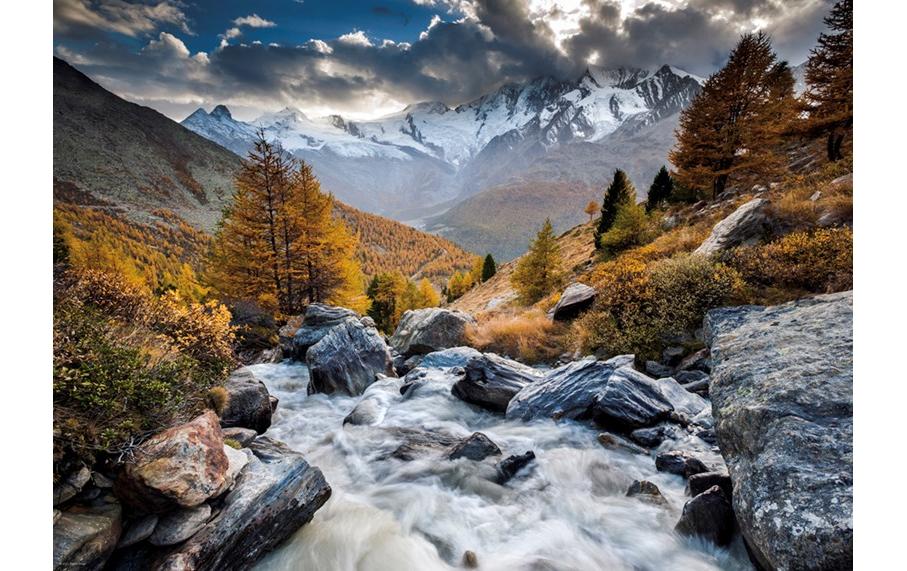 Puzzle Mountain Stream StandardPuzzle mit 1000 Teilen