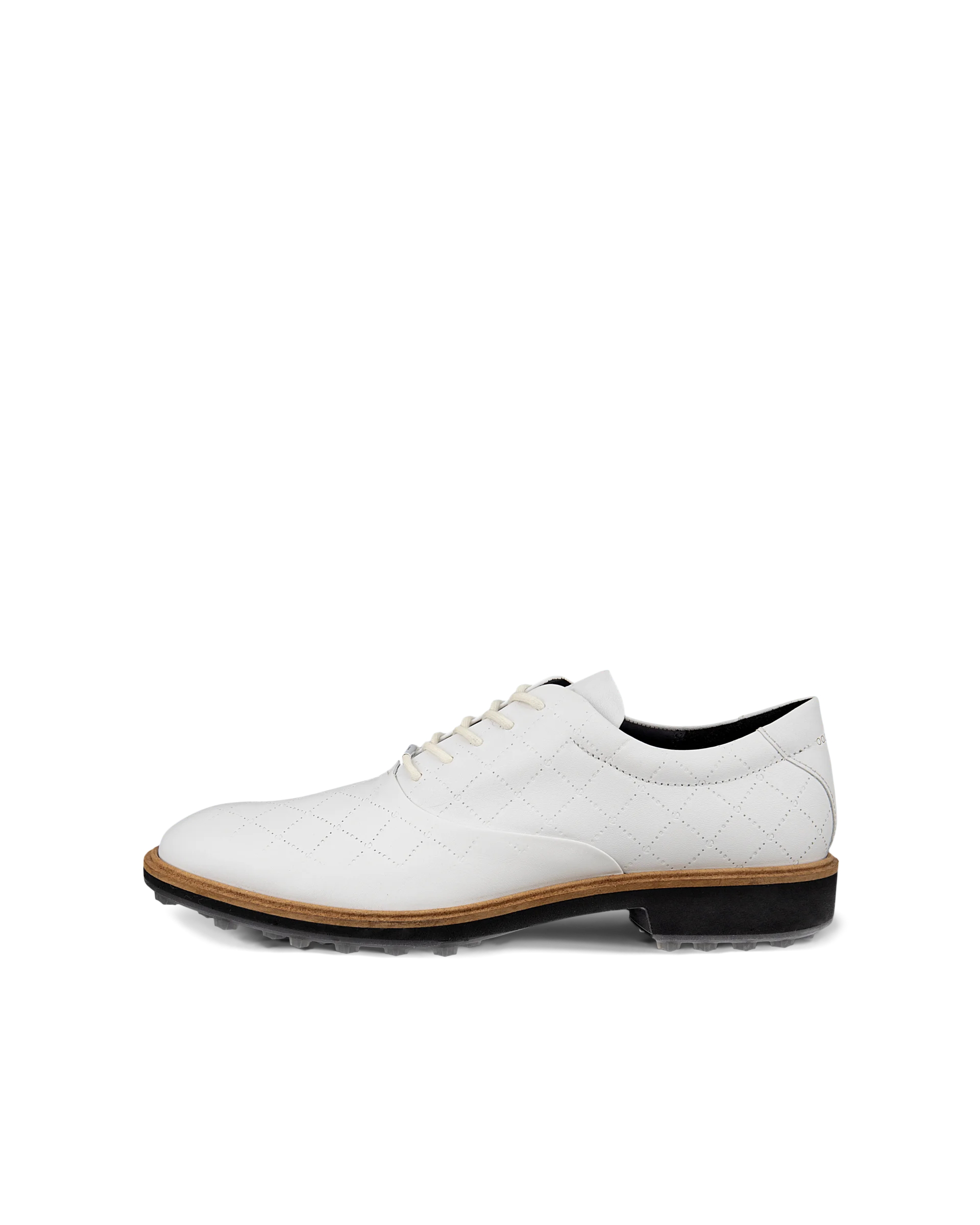 ECCO M GOLF CLASSIC HYBRID Herren Golfschuh aus Leder Weiß