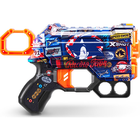X-Shot Skins Menace Blaster - Mega Sonic Skin