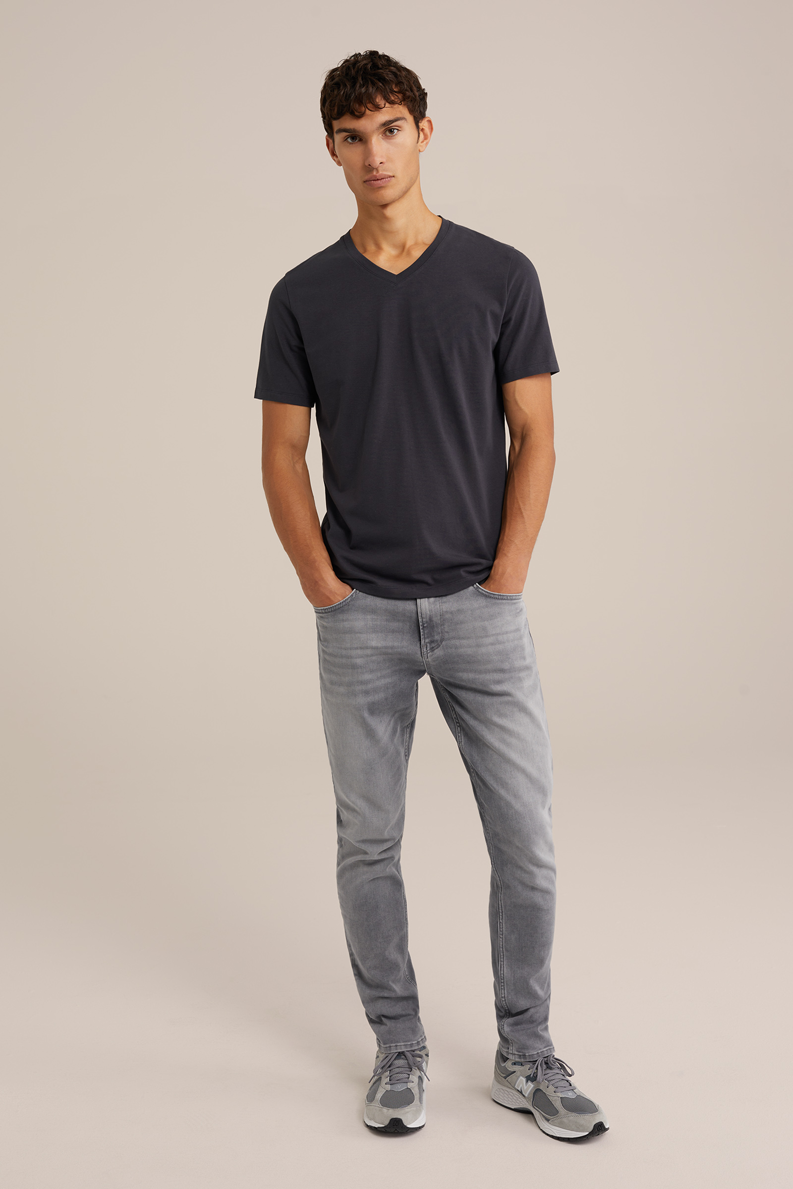 T-shirt WE Fashion Marineblauw