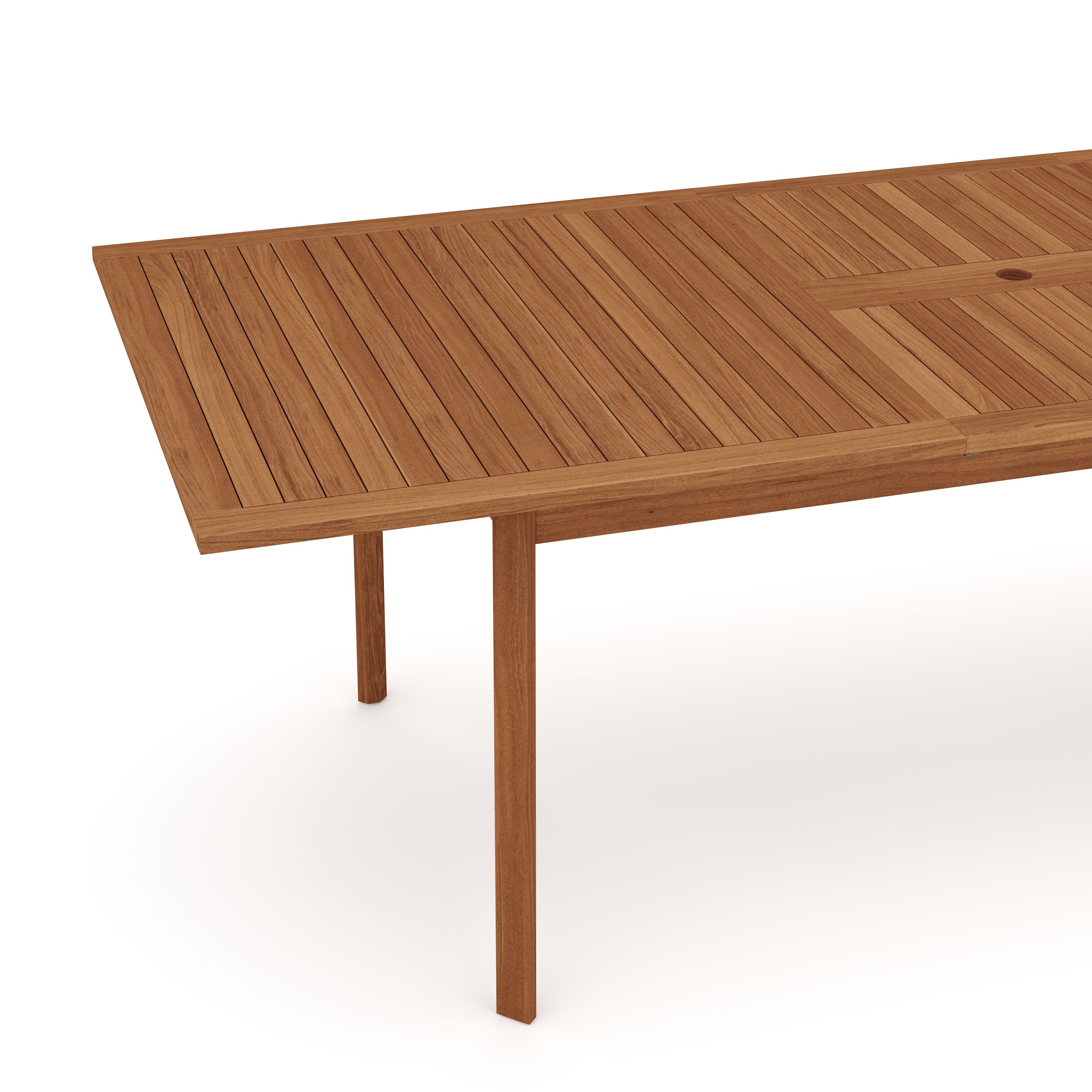Gartentisch Holz ausziehbar AMADORA 180/240 x 95 cm