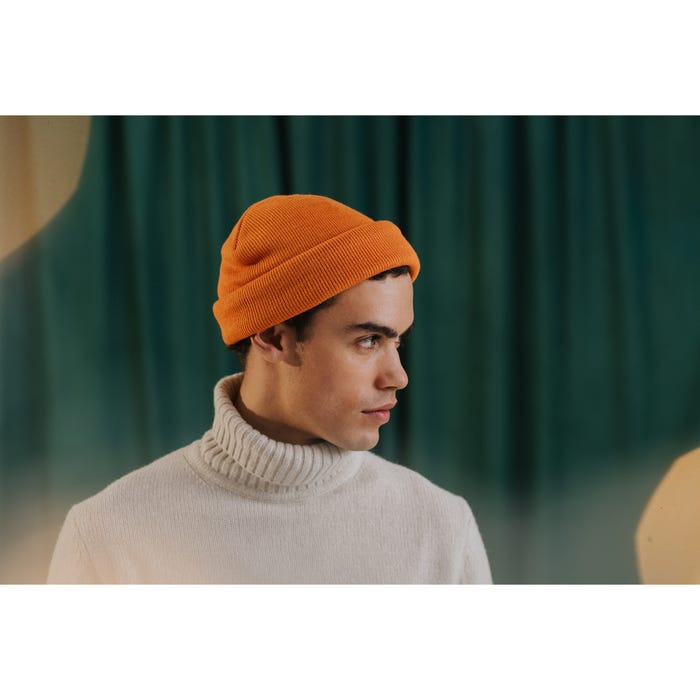 Veritas-Geribde beanie effen