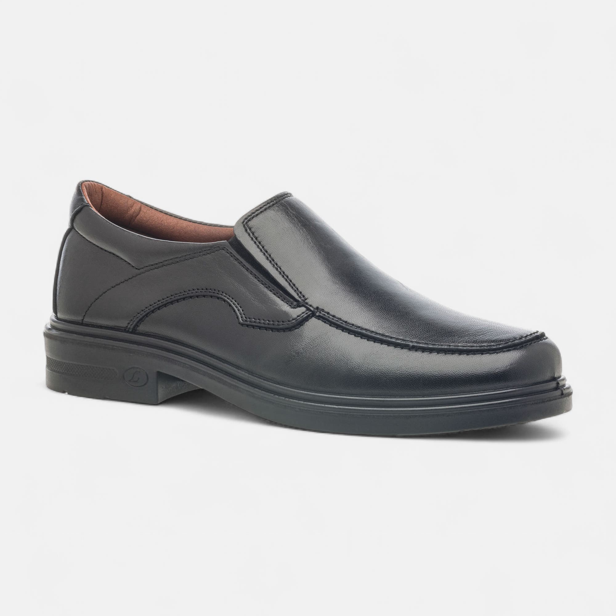 Mocassins Homme en cuir noir