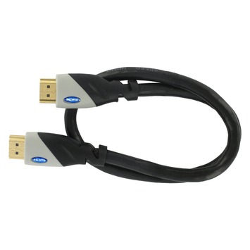 Q-Link HDMI kabel high speed gold plated 3D 0.5 meter zwart