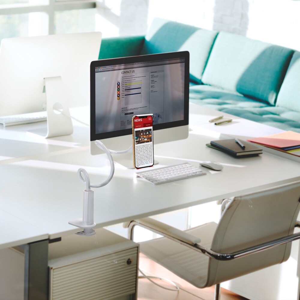 Handy & Tablet Halterung FLEXMOBI I Kunststoff, Metall hjh OFFICE