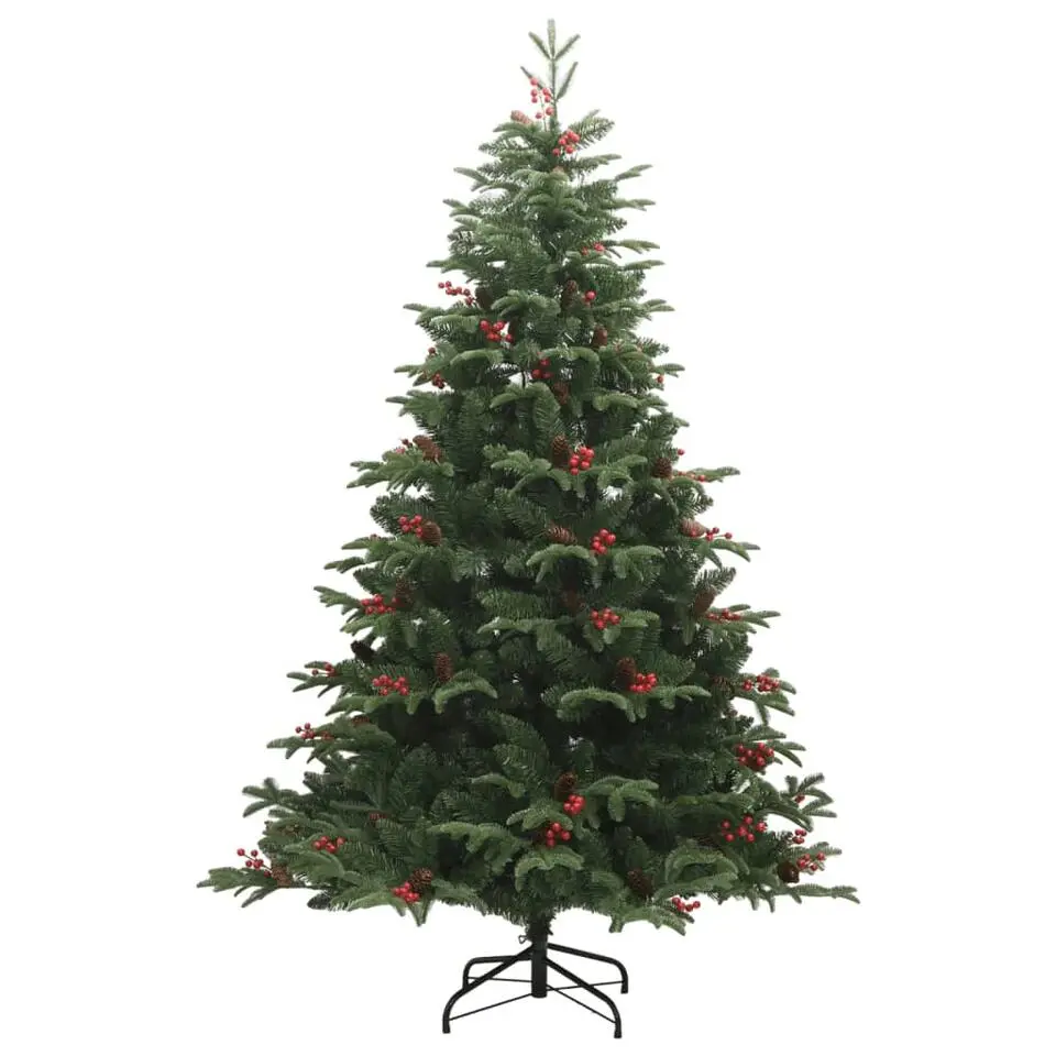 vidaXL - Gescharnierde Kunstkerstboom - Groen - 240 cm