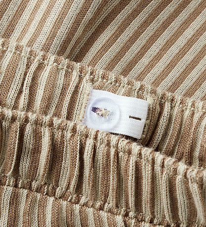 Name It Shorts - Striped - NmmHaris - Irisch Cream