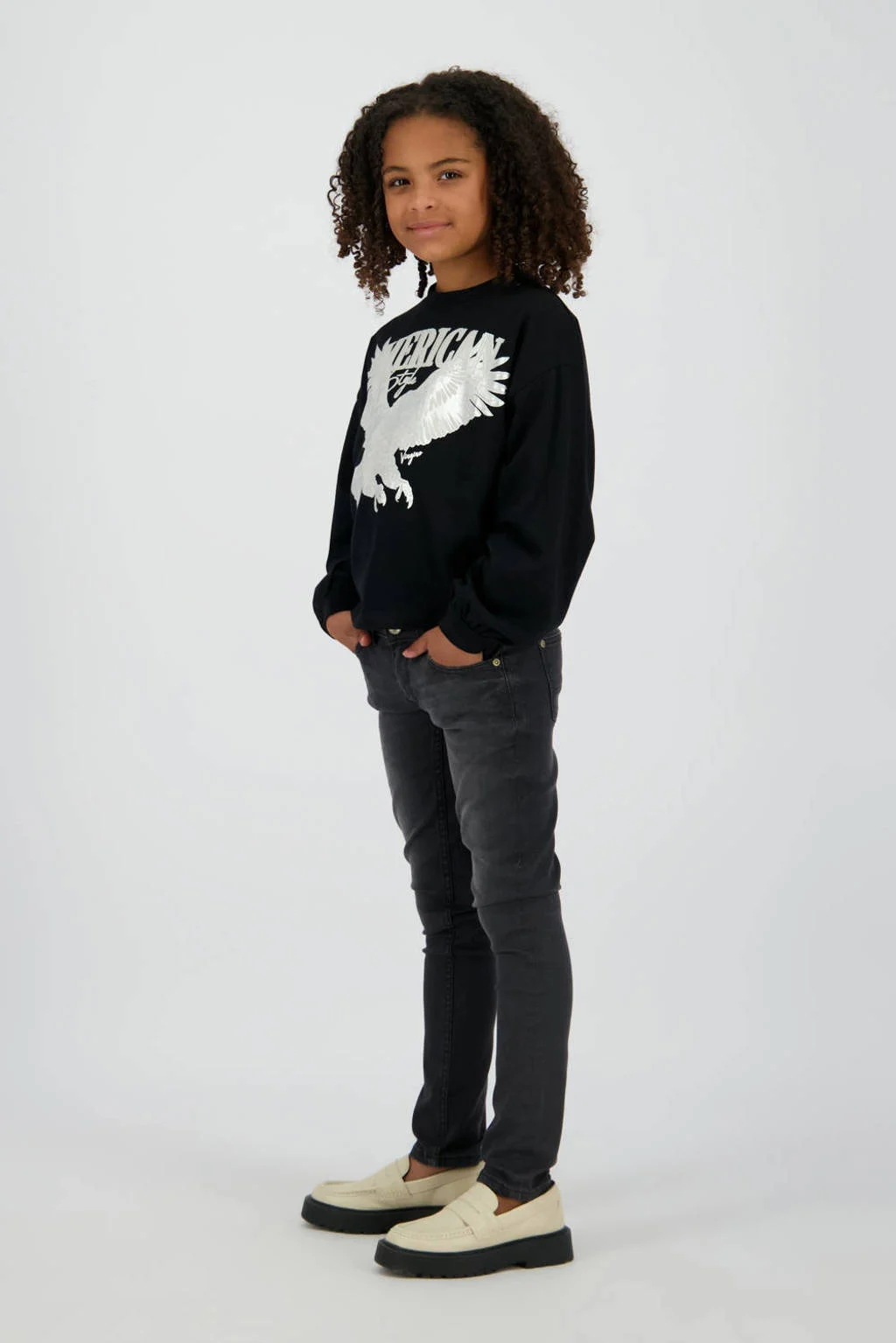 Vingino skinny jeans black denim