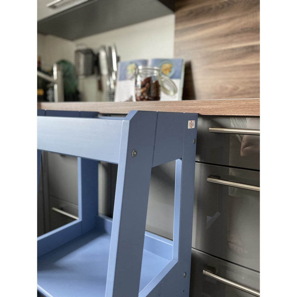 Køb tiSsi® Dove Blue Laquer Felix Læringstårn Massiv Bøg