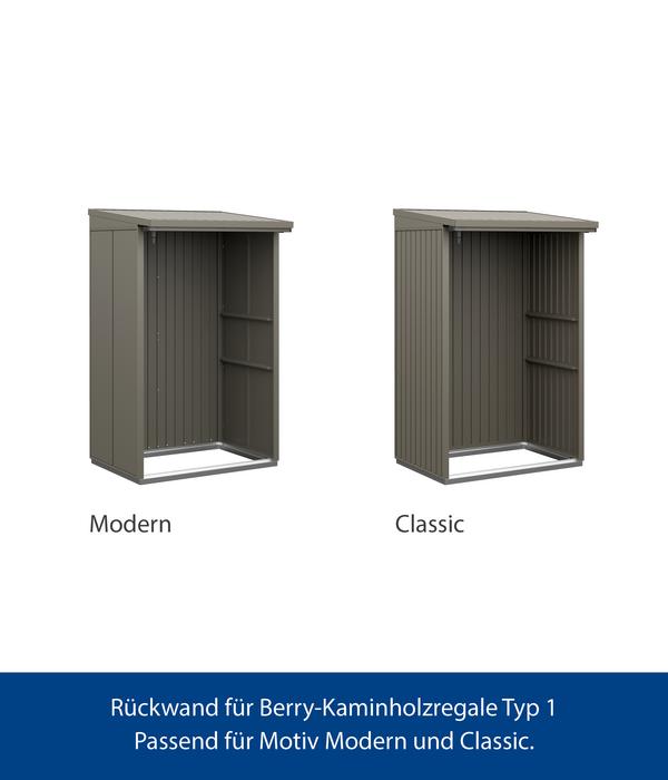 Hörmann Rückwand für Berry-Kaminholzregal