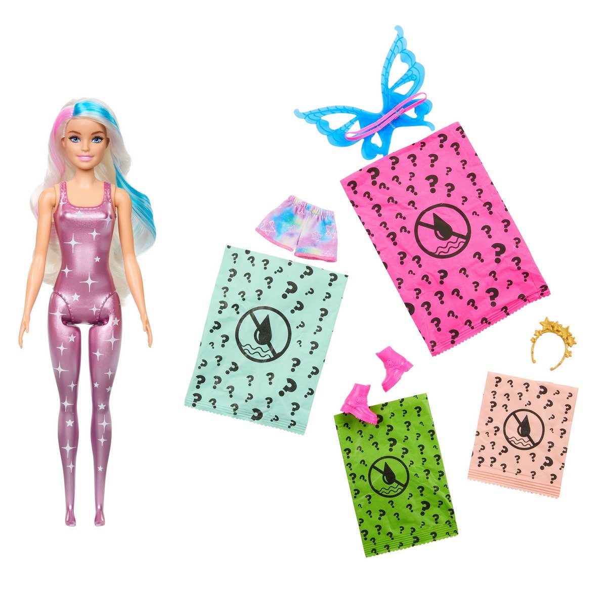 Barbie Color reveal fée galaxy